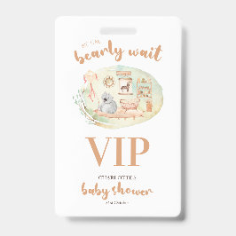 Crachá Boho, podemos esperar Chá de fraldas