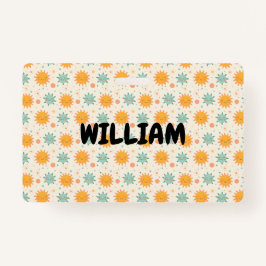 Crachá Boho Sun Reproduzido