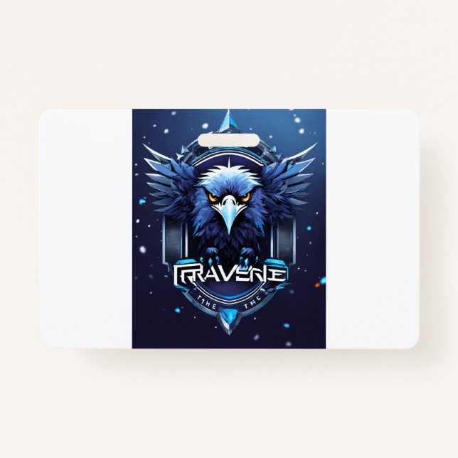 Crachá Bold Eagle Logo Badge | Powerful Eagle Head Pin Bu (Frente)