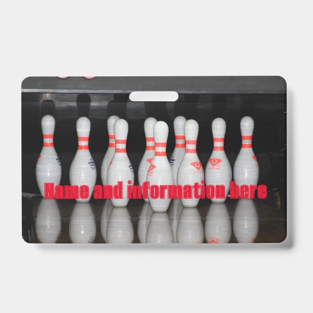 Crachá Boliche (Frente)