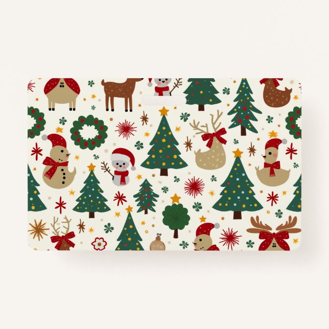 Crachá Bolsas de Natal (Frente)