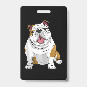 Crachá Bulldogs Ingleses Incríveis Cachorros Engraçados