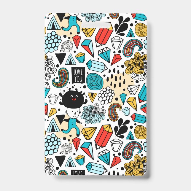 Crachá Cabeça louca (Frente)