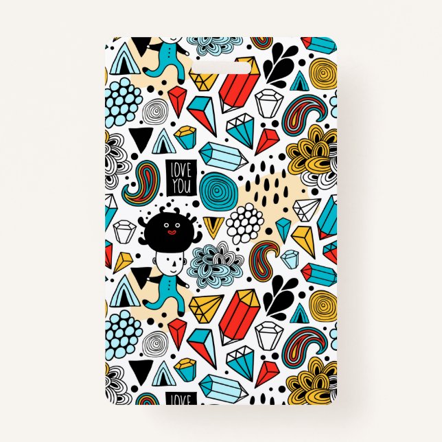 Crachá Cabeça louca (Frente)