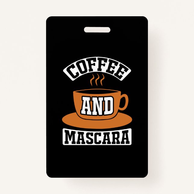 Crachá Café De Arte E Rímel (Frente)