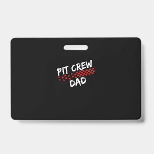 Crachá Camiseta Pai da Equipe de Pit Comemoração de Anive