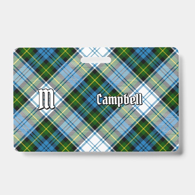 Crachá Campbell Dress Tartan (Frente)