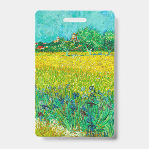 Crachá Campo de Íris perto de Arles de Van Gogh