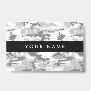Crachá Camuflagem Cinza, Camuflagem de Inverno, Camuflage