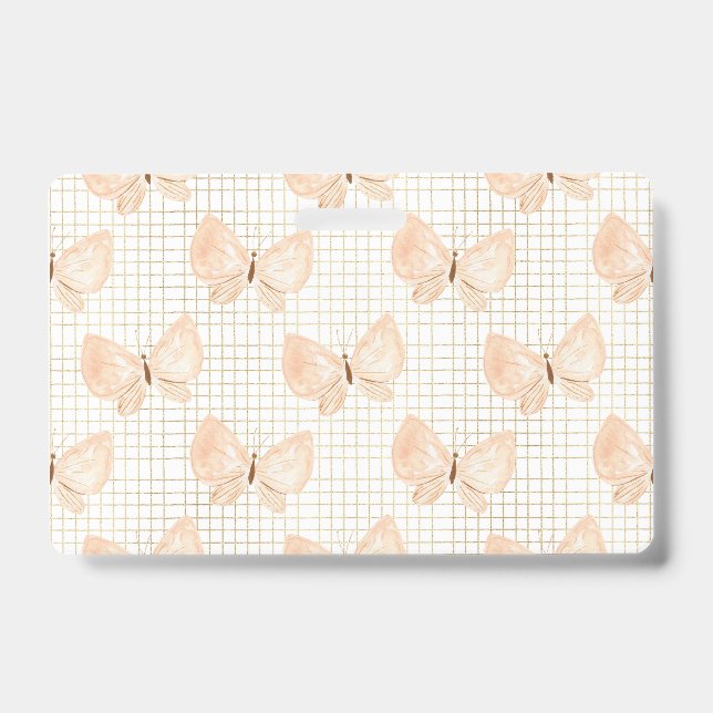 Crachá Capas de flor selvagem (Frente)