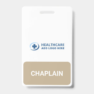 Crachá Capelão Companheiro de Cuidado Espiritual de Cor P