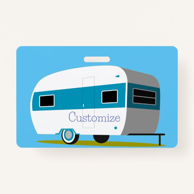 Crachá Caravana Camper RV Thunder_Cove (Frente)