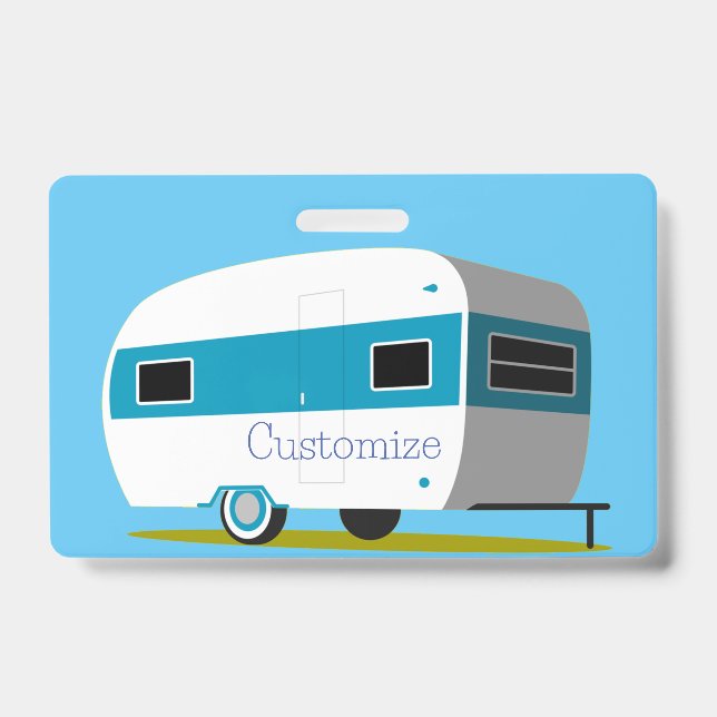 Crachá Caravana Trailer RV Thunder_Cove (Frente)