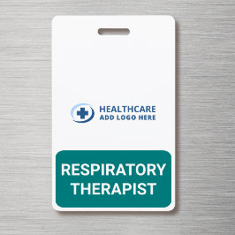 Crachá Cargo de Cor Personalizada Terapeuta Respiratório