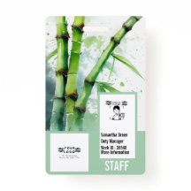 Cartão com fotos de segurança personalizado profis