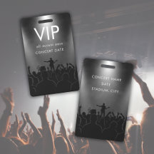 Cartão de Acesso Total VIP Personalizado de Nome P