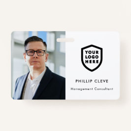 Crachá Cartão de ID Moderno | Funcionários para empresas 