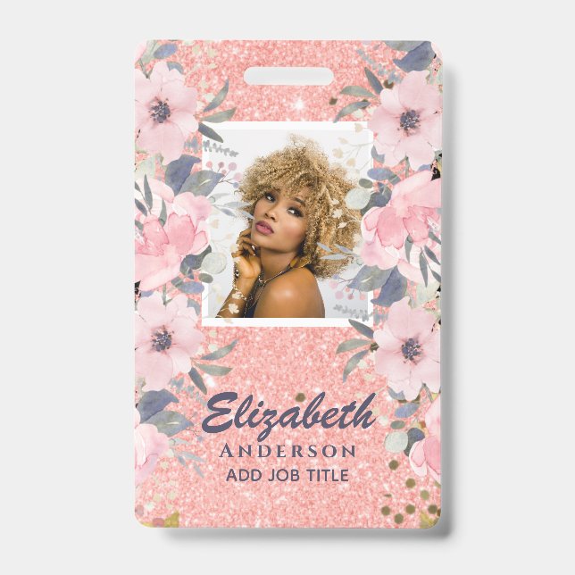 Crachá CARTÃO DE IDENTIFICAÇÃO COM FOTO - Cadalete de Fun (Frente)