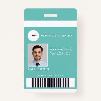 Crachá Cartão de Identificação de Funcionário Personaliza