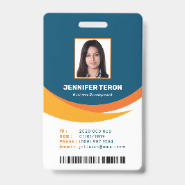 Crachá Cartão de identificação de funcionário personaliza
