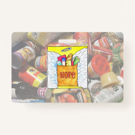 Crachá Cartão de Identificação do Cliente de Caridade Sem