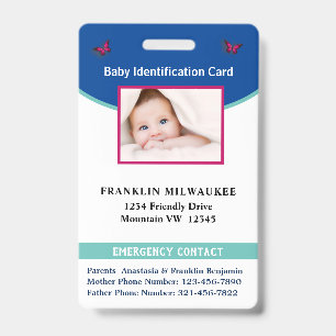 Crachá Cartão de Identificação Personalizado com Foto de