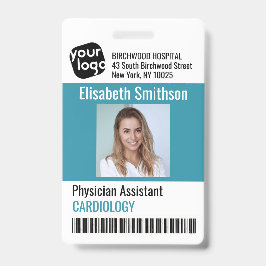 Crachá Cartão de Identificação Personalizado de Assistent