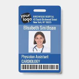 Crachá Cartão de Identificação Personalizado de Assistent