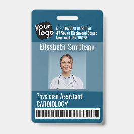 Crachá Cartão de Identificação Personalizado de Assistent