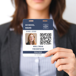 Crachá Cartão de Identificação Personalizado do Professor