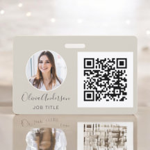 Cartão de Visita com Código QR Tom Terra Foto