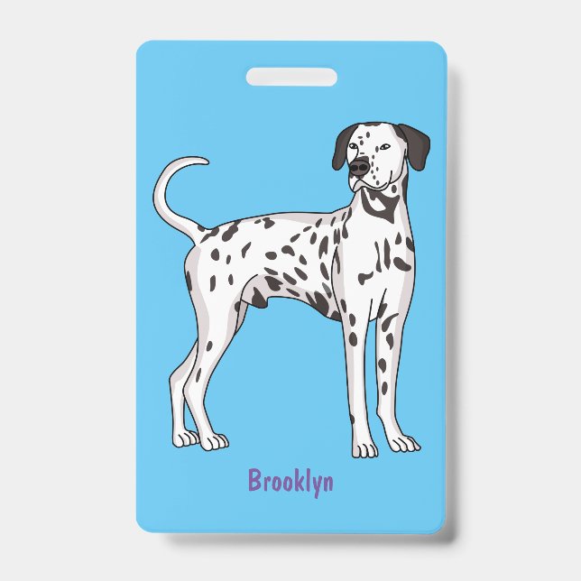 Crachá Cartografia de cão Dalmaciano (Frente)