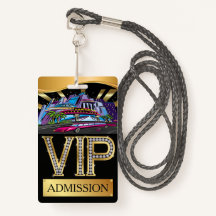 CRACHÁ CASINO VIP Lanyard
