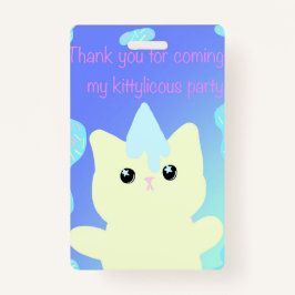 Crachá Caticorn  Birthday Favor Bags