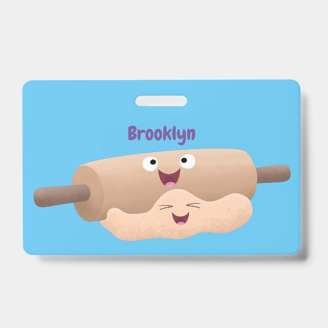 Crachá Cavilha rolante e cartoon para pastelaria (Frente)