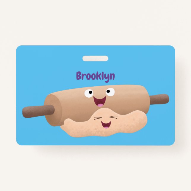 Crachá Cavilha rolante e cartoon para pastelaria (Frente)