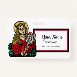 Crachá Cecilia com Hymn Conselho (Nuremberg)