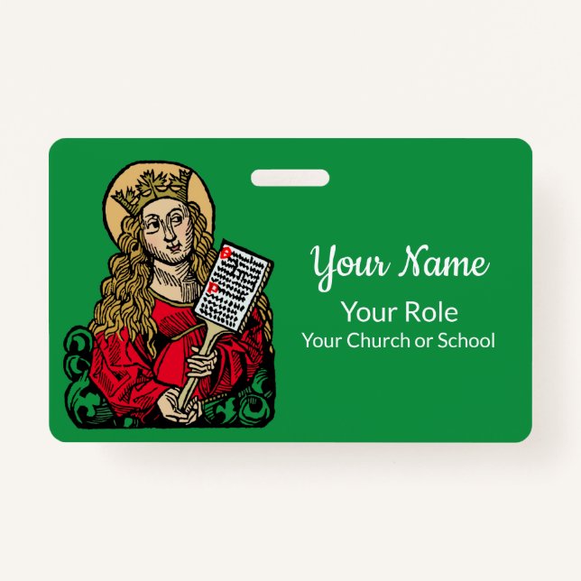 Crachá Cecilia com Hymn Conselho (Nuremberg) (Frente)