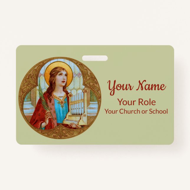 Crachá Cecília de Roma (BK 003) (Frente)