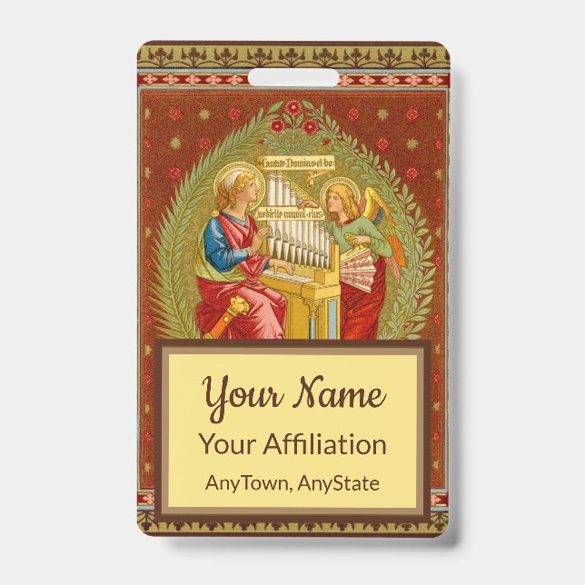 Crachá Cecília de Roma (SNV 36, Estilo 3) (Frente)