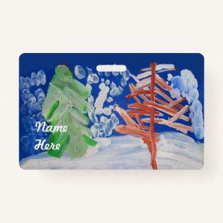 Crachá Cena de inverno