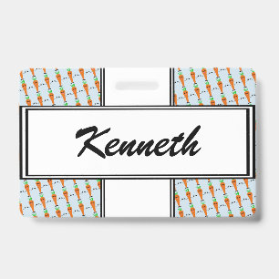 Crachá Cenoura triste por Kenneth Yoncich