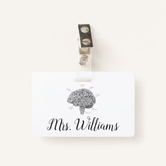 Crachá Cérebro Científico