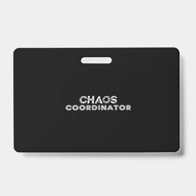 Crachá chaos coordinator (Frente)