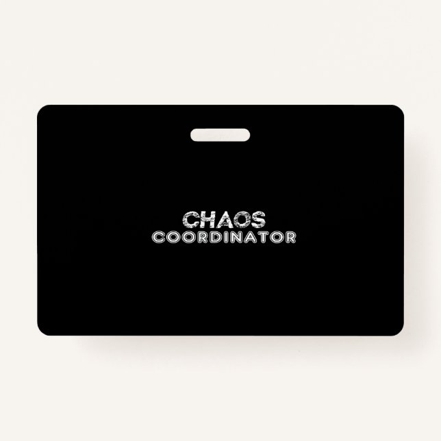 Crachá chaos coordinator (Frente)