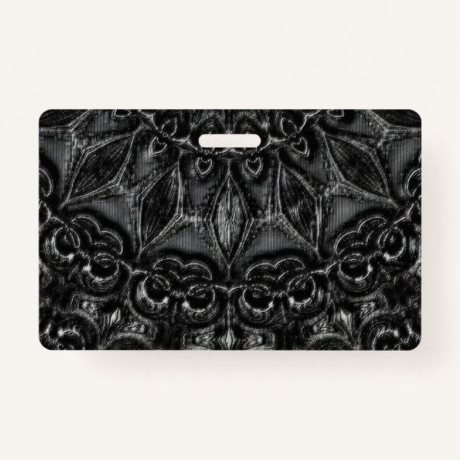 Crachá Charcoal Mandala  (Frente)