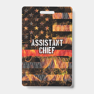 Crachá Chefe de Sinalizador do Bombeiro Assistente