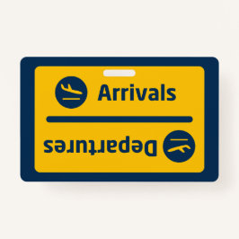 Crachá Chegadas/partidas