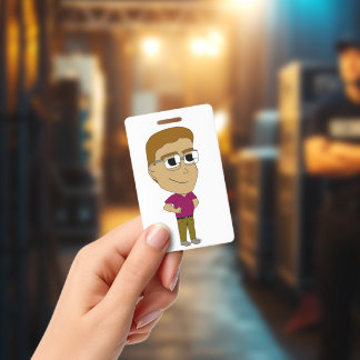 Crachá chibi