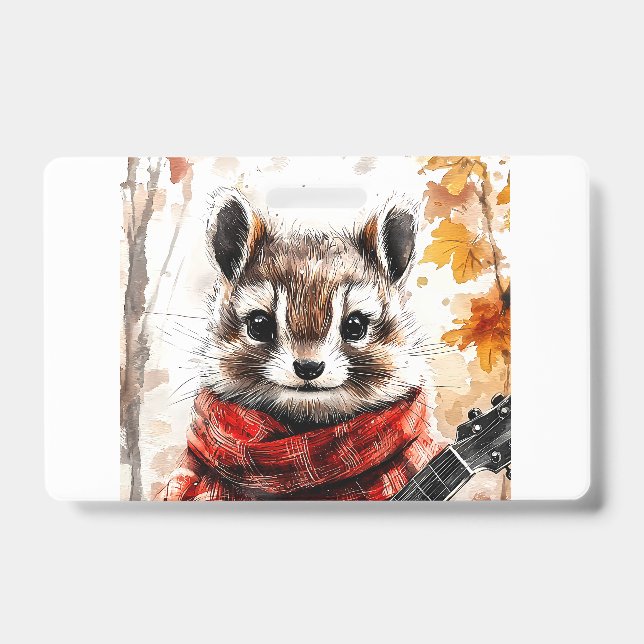 Crachá Chipmunk Guitar Melody (Frente)